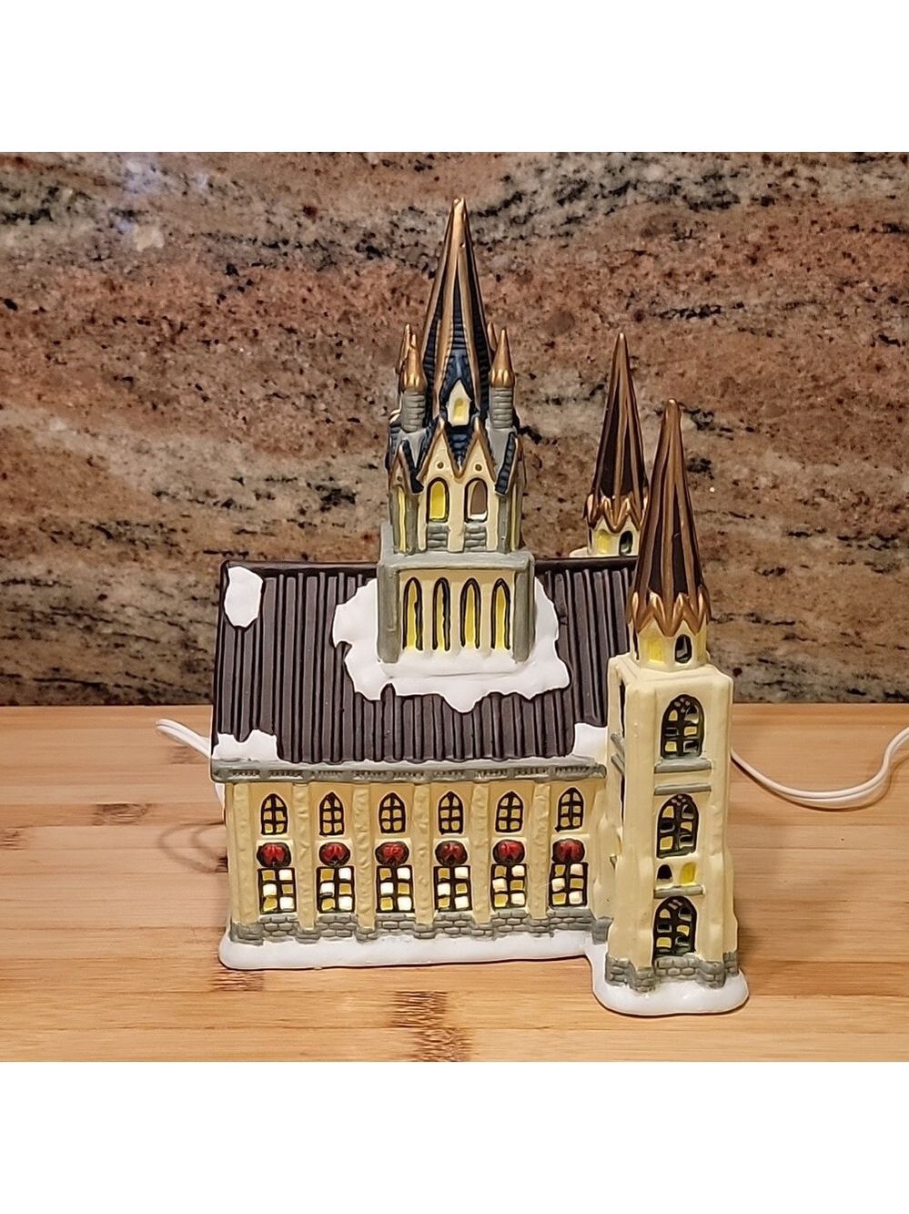 Vintage Dickens Collectables Victorian Series Lighted Church - Picture 4 of 5